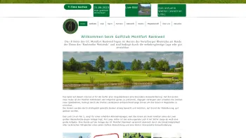 Website Screenshot: Golfclub Montfort Golf Rankweil Vorarlberg - Home - Golf Club Montfort Rankweil - Date: 2023-06-22 15:21:08