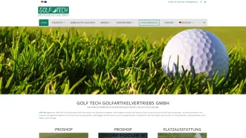 Website Screenshot: Golf·Tech - Golf Tech Golfartikelvertriebs GmbH - Ihr Komplettanbieter in Sachen Golf - Date: 2023-06-22 15:21:08