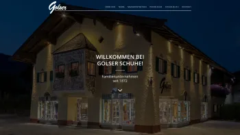 Website Screenshot: Golser Schuhe - Golser Schuhe: Markenschuhe, Podologie & Maßkonfektion - Date: 2023-06-22 15:21:08