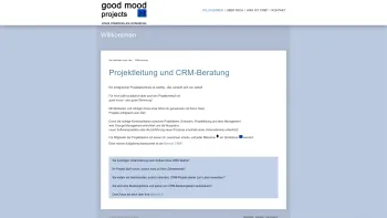 Website Screenshot: good mood projects - Willkommen - Date: 2023-06-14 10:40:15