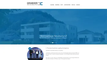 Website Screenshot: GRABHER, Der Baumeister GmbH - Willkommen | GRABHER, Baumeister in Hohenems in Vorarlberg - Date: 2023-06-23 12:02:01