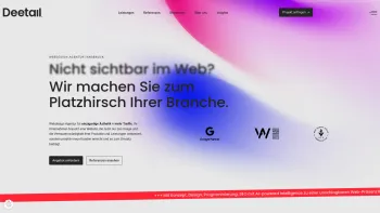Website Screenshot: Grafikatur - Deetail ® | Webdesign Agentur Innsbruck - Date: 2023-06-22 15:01:48