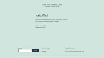 Website Screenshot: Aparthotel Gratt Schlössl - Aparthotel Gratt Schlössl – Eine weitere WordPress-Website - Date: 2023-06-22 15:12:00
