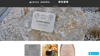 Website Screenshot: Gravur Muecke - Schilder & Beschriftungen | Österreich | Gravur Mücke - Date: 2023-06-22 15:12:00