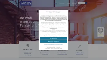 Website Screenshot: GRAWA ALUTECHNIK - Grawa Alutechnik – Ihr Profi, wenn es um Fenster und Türen geht - Date: 2023-06-22 15:12:00