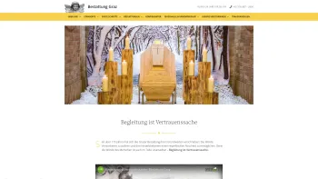 Website Screenshot: GRAZER STADTWERKE AG Bestattung Bestattung - Bestattung Graz – Begleitung ist Vertrauenssache - Date: 2023-06-22 15:12:00