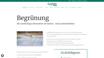 Website Screenshot: greentex® - international - Begrünung | GLAESER Textil aus Ulm - Date: 2023-06-22 15:01:52