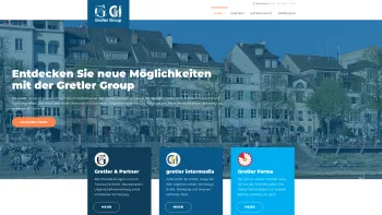 Website Screenshot: Ing. Klaus Gretler Gesellschaft Neue Website - Gretler Group - We will inspire your Business - Date: 2023-06-22 15:01:52