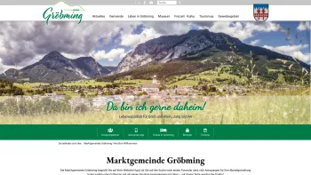 Website Screenshot: Gröbming Marktgemeinde - Marktgemeinde Gröbming I Herzlich Willkommen - Date: 2023-06-22 15:01:52
