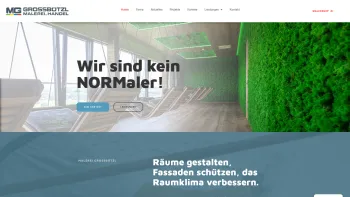 Website Screenshot: Malerei Großbötzl GmbH - Ihr Malermeisterbetrieb für Privat & Gewerbe | Großbötzl GmbH - Date: 2023-06-22 15:13:43