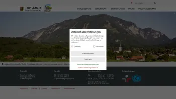 Website Screenshot: Gemeindeamt Großgma RiS-Kommunal - Großgmain - Startseite - Date: 2023-06-15 16:02:34
