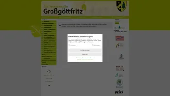 Website Screenshot: Die Marktgemeinde Grossgöttfritz im Waldviertel - Großgöttfritz - GEM2GO WEB - Home - Date: 2023-06-22 15:13:43