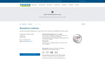 Website Screenshot: GRUBER Reisen, Reisebüro Leibnitz - <p>Reisebüro Leibnitz</p> - Date: 2023-06-15 16:02:34