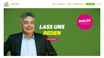 Website Screenshot: Die Grünen Die Grüne Alternative, Bundespartei - Startseite - Die Grünen - Date: 2023-06-15 16:02:34