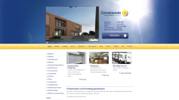 Website Screenshot: Grundmann Sonnenschutzsysteme GesmbH - Sonnenschutzsysteme - Grundmann Sonnenschutzsysteme GesmbH - Date: 2023-06-14 10:40:18
