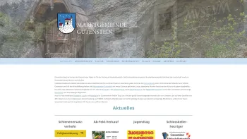 Website Screenshot: Gemeindeamt Gutenste Startseite - Aktuelles - Marktgemeinde Gutenstein - Date: 2023-06-22 15:12:04
