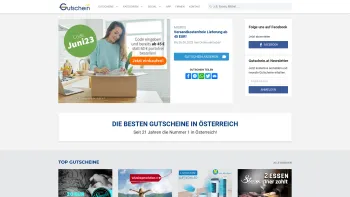 Website Screenshot: Gutschein Gutscheine Wettgutscheine und Geschenkgutscheine - Gutschein.at - Date: 2023-06-22 15:02:01