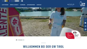 Website Screenshot: Geschützte Werkstätte Tirol Upgrade 3.0] - GW Tirol - Date: 2023-06-14 10:40:21