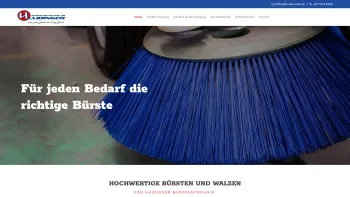 Website Screenshot: Haidinger Bürstentechnik OG - Kehrbürsten, Bodenbürsten und mehr | Haidinger Bürstentechnik - Date: 2023-06-15 16:02:34