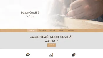 Website Screenshot: HAAGN GmbH. & Co.KG. - Haagn GmbH & Co KG - Startseite - Date: 2023-06-14 10:40:21
