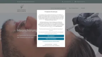 Website Screenshot: Haarchirurgie Dr. Dr. Kretschmer - Haarchirurgie Kärnten - Dr. Kretschmer - Date: 2023-06-26 10:26:22