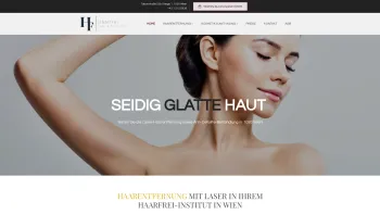 Website Screenshot: Haarfrei Institut Wien - Haarentfernung | Haarfrei Laser Care | Wien - Date: 2023-06-14 10:40:21