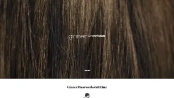 Website Screenshot: Ginner teaser - Haarwerkstatt Ginner – Perfekte Haarfarbe & Haarschnitte in Linz - Date: 2023-06-22 15:12:04
