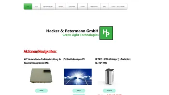 Website Screenshot: Hacker Petermann GmbH - Start | Hacker & Petermann GmbH - Date: 2023-06-22 15:15:51