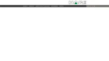 Website Screenshot: Hage Sondermaschinenbau GmbH & CoKG - HAGE - Date: 2023-06-14 10:36:53