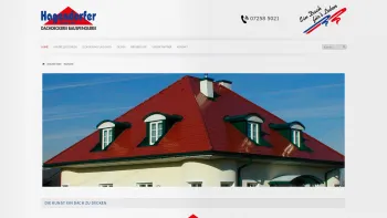 Website Screenshot: Franz Hagendorfer KEG - Dachdeckerei - Home - Date: 2023-06-14 10:38:10