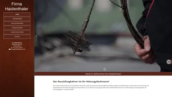 Website Screenshot: Jansky Haidenthaler Kaminsanierung HAIDENTHALER Rauchfangkehrer und Kaminsanierer - Haidenthaler GmbH aus Steyr in Oberösterreich - Date: 2023-06-22 15:02:05