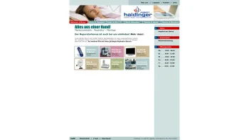 Website Screenshot: Haidinger - Haidinger Radio- und Videoelektronik, Elektrotechnik - Date: 2023-06-22 15:02:05