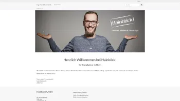 Website Screenshot: Hainböck GmbH - Start: Hainböck GmBH - Date: 2023-06-22 15:02:05