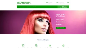 Website Screenshot: Hairteam Michaela - Hairteam Michaela Friseur Rennbahnweg 1220 Wien - Date: 2023-06-22 15:02:05