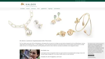 Website Screenshot: HALDER Juwelier und Silberschmiede - Halder-Home - Date: 2023-06-22 15:15:51