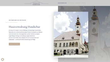 Website Screenshot: Hausverwaltung Handschur KEG - Hausverwaltung Handschur - Date: 2023-06-14 10:40:23