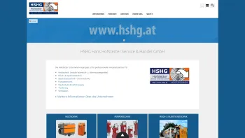 Website Screenshot: Hans Hofstetter GmbH - UNTERNEHMENSGRUPPE - HSHG - Hans Hofstetter Service & Handel GmbH - Date: 2023-06-14 10:40:26