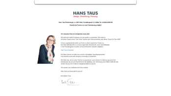 Website Screenshot: HANS TAUS Einrichtungen - Hans Taus Design - Date: 2023-06-22 15:02:09