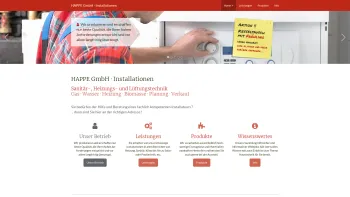 Website Screenshot: valentin-a.happe Energiemanagement - Happe GmbH - Installationen - HAPPE GmbH · Installationen - Date: 2023-06-22 15:02:09