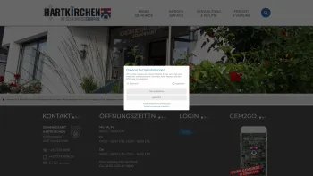 Website Screenshot: Gemeindeamt Hartkirchen RiS-Kommunal - Hartkirchen - Startseite - Date: 2023-06-22 15:13:48