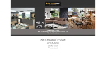 Website Screenshot: Haselbauer GmbH - Möbelstudio Haselbauer - Ternberg - Date: 2023-06-15 16:02:34