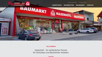 Website Screenshot: Ernst | h a s e n h ü t l | - Hasenhütl Gerüst + Bau - Date: 2023-06-22 15:13:48