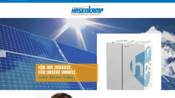 Website Screenshot: Hasenkamp GmbH - Brennstoffzellen-Technik Bochum, Dortmund, Hattingen - Date: 2023-06-22 15:13:48