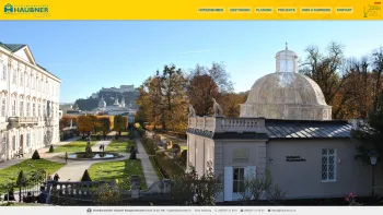 Website Screenshot: Stadtbaumeister Franz Haubner Salzburg - Willkommen | Stadtbaumeister Haubner - Date: 2023-06-22 15:02:13