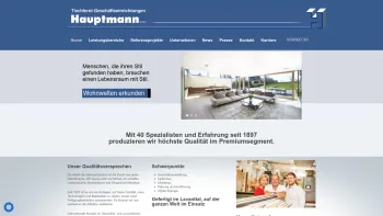 Website Screenshot: Tischlerei Ladenbau Hauptmann - Tischlerei Geschäftseinrichtungen Hauptmann › Tischlerei Geschäftseinrichtungen Hauptmann - Date: 2023-06-22 15:02:13