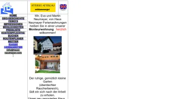 Website Screenshot: Haus Neumayer Ferienwohnungen - Date: 2023-06-14 10:40:26