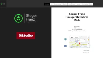 Website Screenshot: Elektro-/Hausgerätetechnik Oliver Kollmann - Steger Franz Hausgerätetechnik Haushaltsgeräte Miele - Date: 2023-06-15 16:02:34