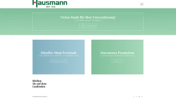 Website Screenshot: Hausmann - Grosshandel - A. Hausmann GmbH – Ihr Onlineshop aus Österreich - Date: 2023-06-15 16:02:34