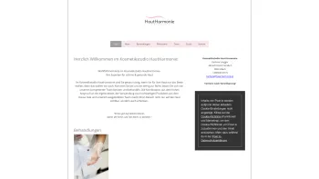 Website Screenshot: Kosmetikstudio Haut Harmonie - Barbara Lengger - Kosmetikstudio Haut Harmonie Villach - Date: 2023-06-14 10:40:26