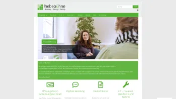 Website Screenshot: Beratungsstelle Hebebühne Startseite - Verein Hebebühne – Bildungs- und Beratungseinrichtung - Date: 2023-06-15 16:02:34